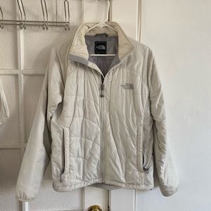 NorthFace - White Puff Jacket